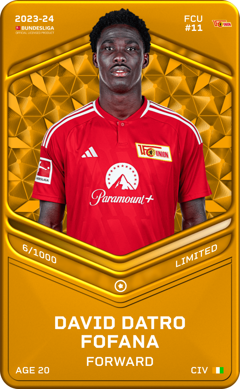 David Datro Fofana 2023-24 • Limited 6/1000