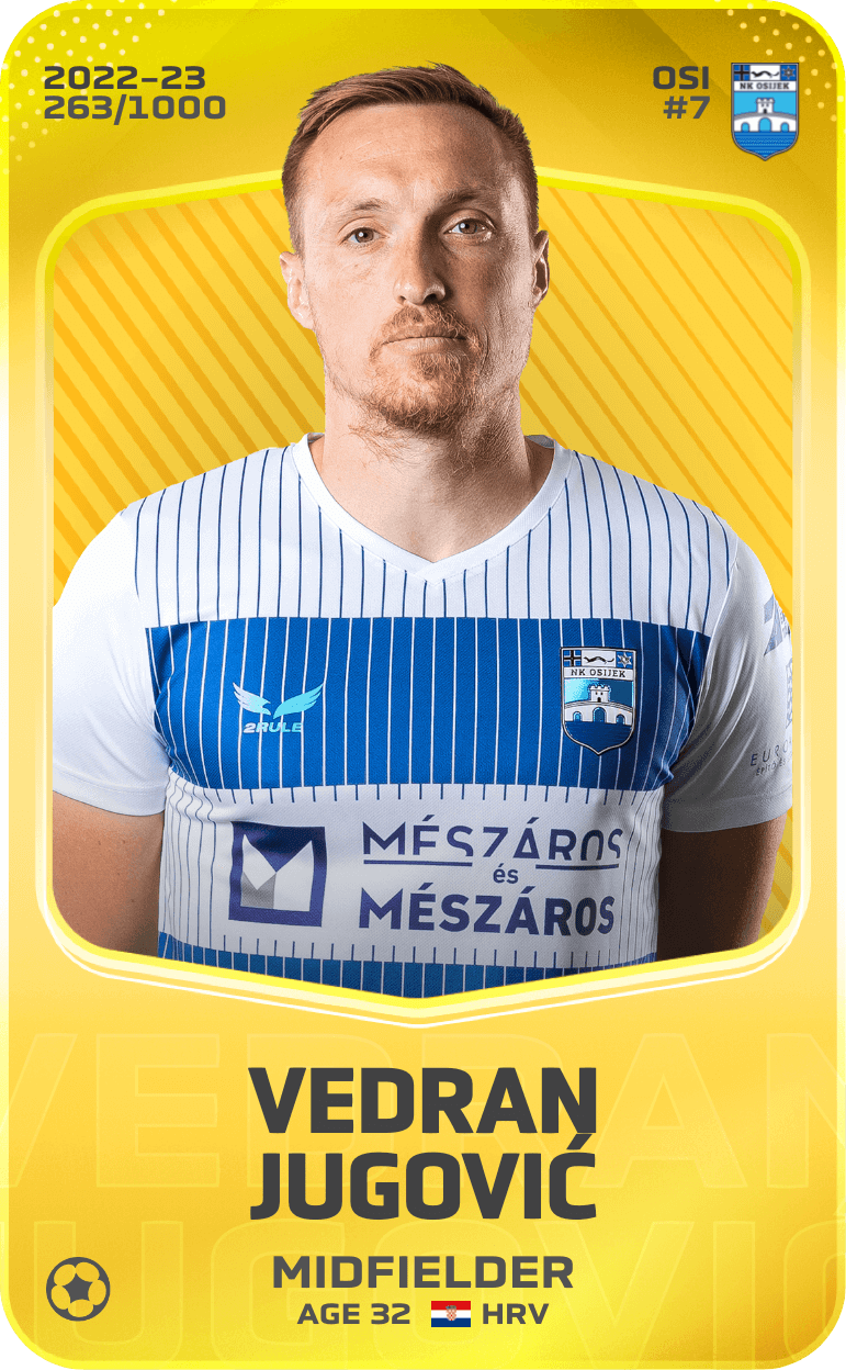 Vedran Jugović 2022-23 • Limited 263/1000