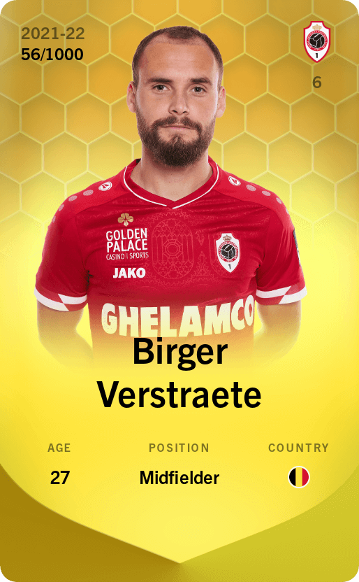 Birger Verstraete 2021-22 • Limited 56/1000