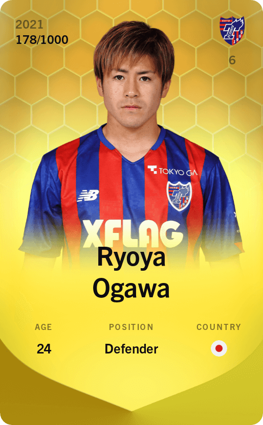 Ryoya Ogawa 2021-22 • Limited 178/1000