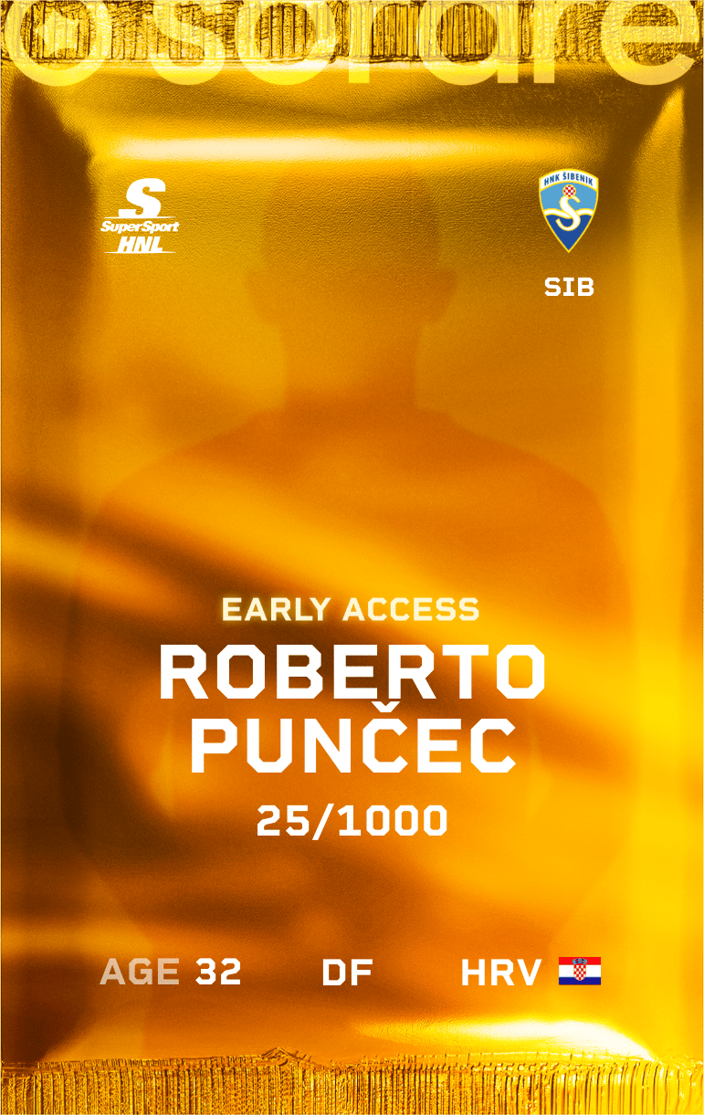Roberto Punčec 2024-25 • Limited 25/1000