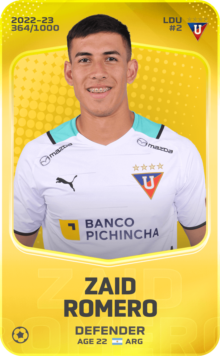 Zaid Romero 2022-23 • Limited 364/1000