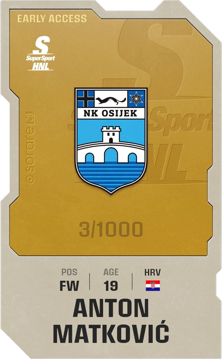 Anton Matković 2025-26 • Limited 3/1000