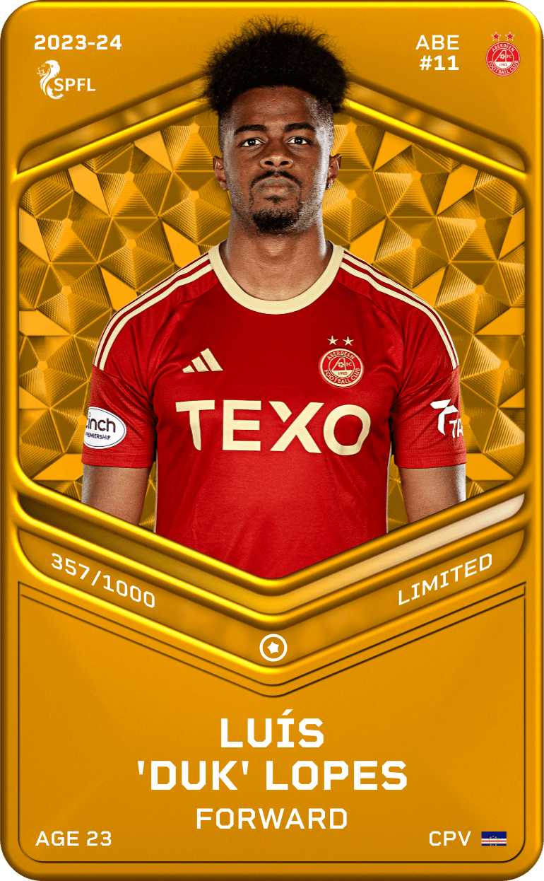 Luís 'Duk' Lopes 2023-24 • Limited 357/1000