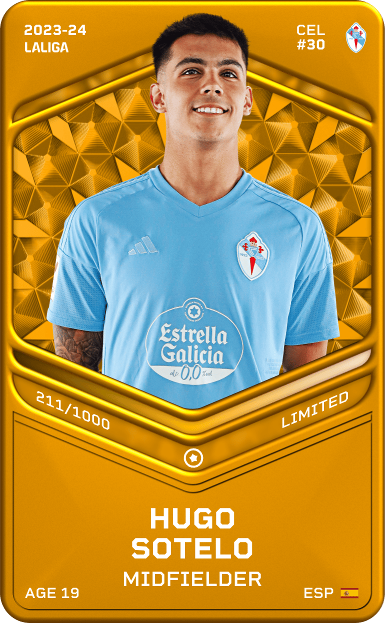 Hugo Sotelo 2023-24 • Limited 211/1000