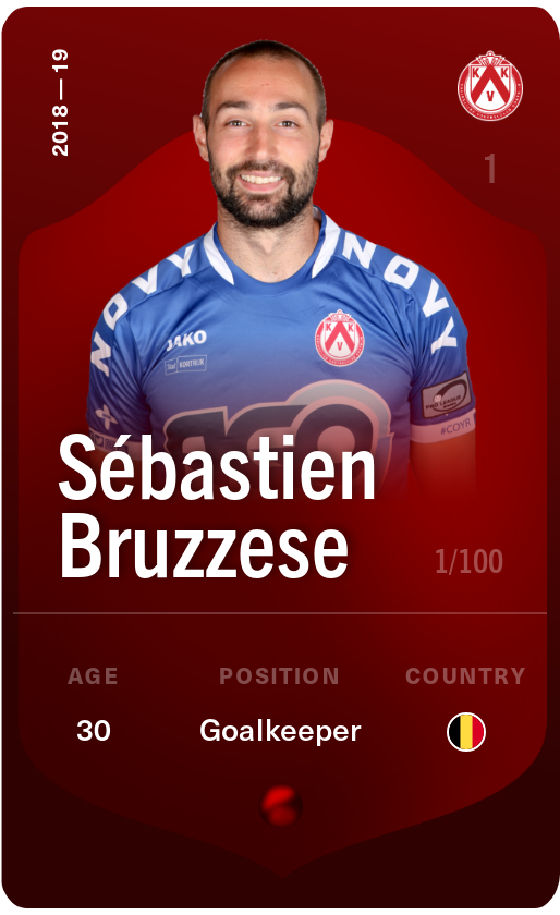 Sorare - Sorare Official - Sébastien Bruzzese 2018-19 • Rare 1/100 - NFT # 29472216479297322553959091795187113030249754634066281351777996523393284157207