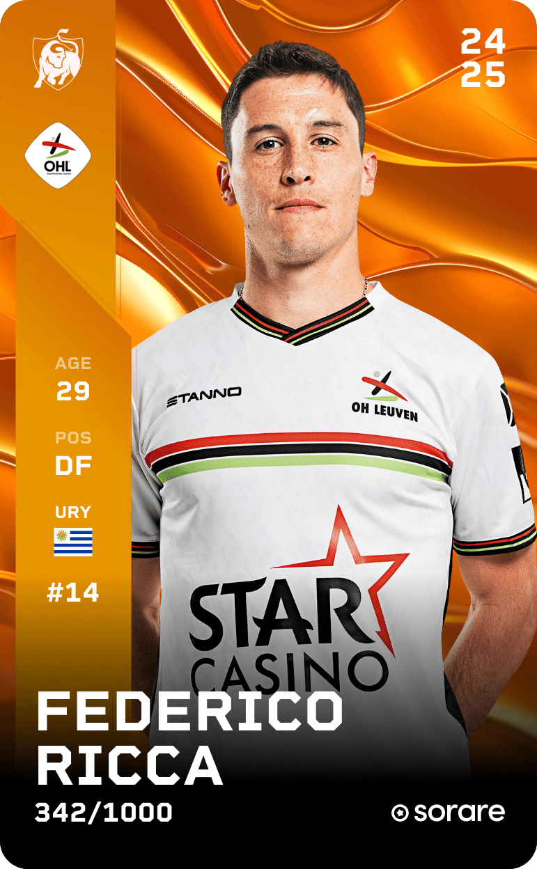 Federico Ricca 2024-25 • Limited 342/1000