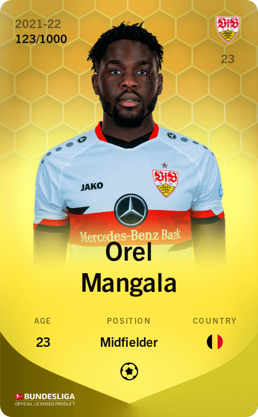 Orel Mangala 2021-22 • Limited 123/1000