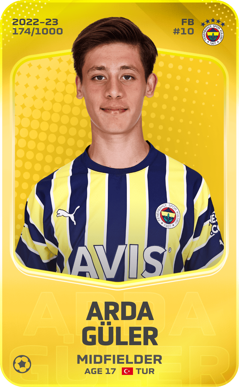 Arda Güler 2022-23 • Limited 174/1000