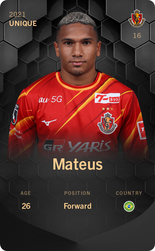 Sorare - Sorare Official - Mateus 2021-22 • Unique - NFT # 90037544213536408615806435636025557389858454655903620728179135002054423594609
