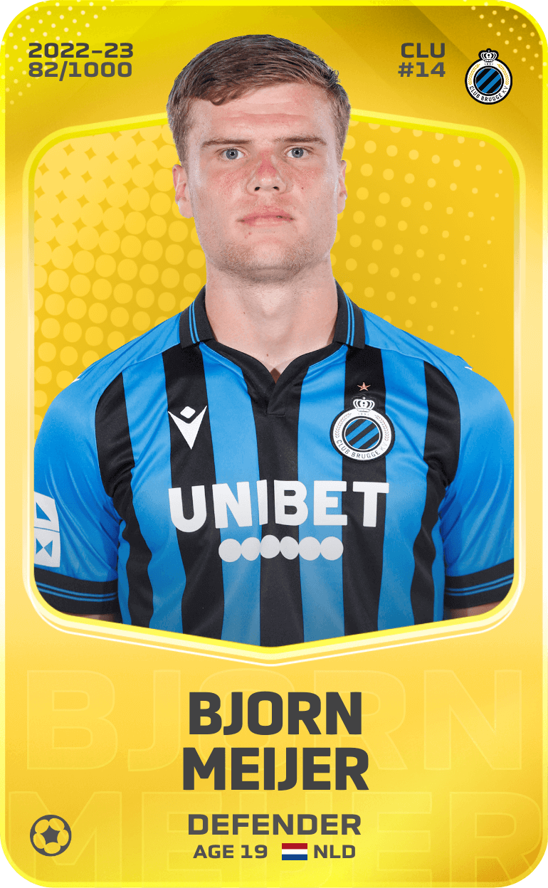 Bjorn Meijer 2022-23 • Limited 82/1000