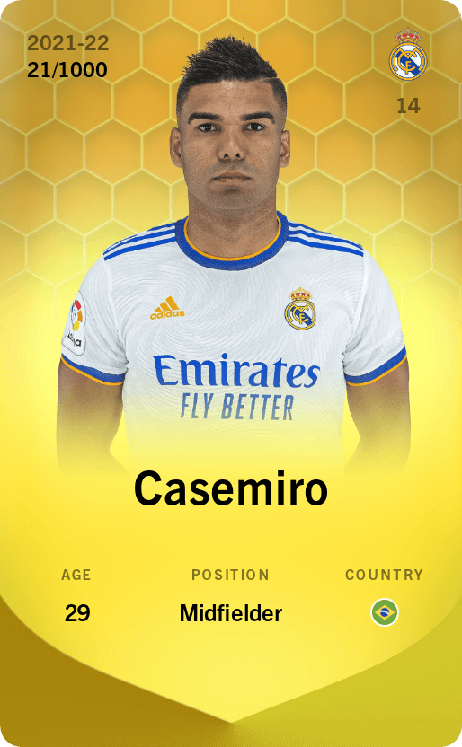 Casemiro 2021-22 • Limited 21/1000