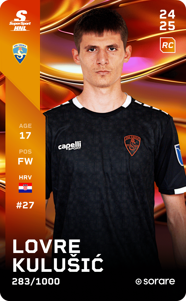Lovre Kulušić 2024-25 • Limited 283/1000