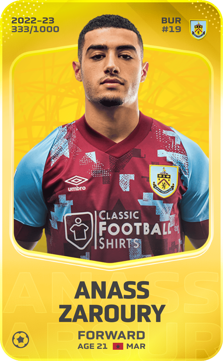 Anass Zaroury 2022-23 • Limited 333/1000