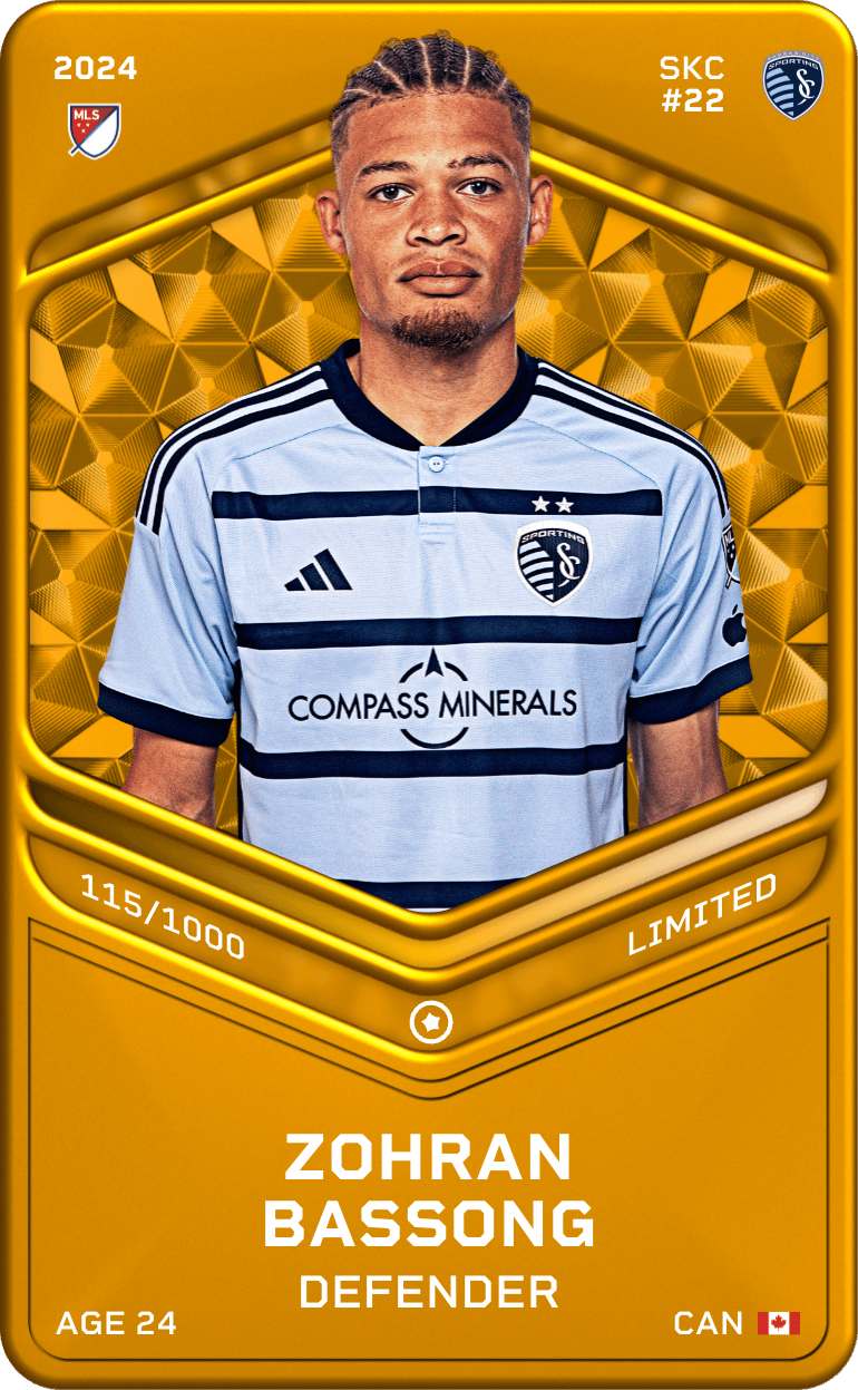 Zohran Bassong 2024-25 • Limited 115/1000