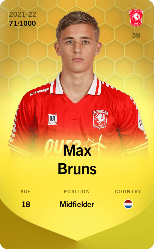 Max Bruns 2021-22 • Limited 71/1000
