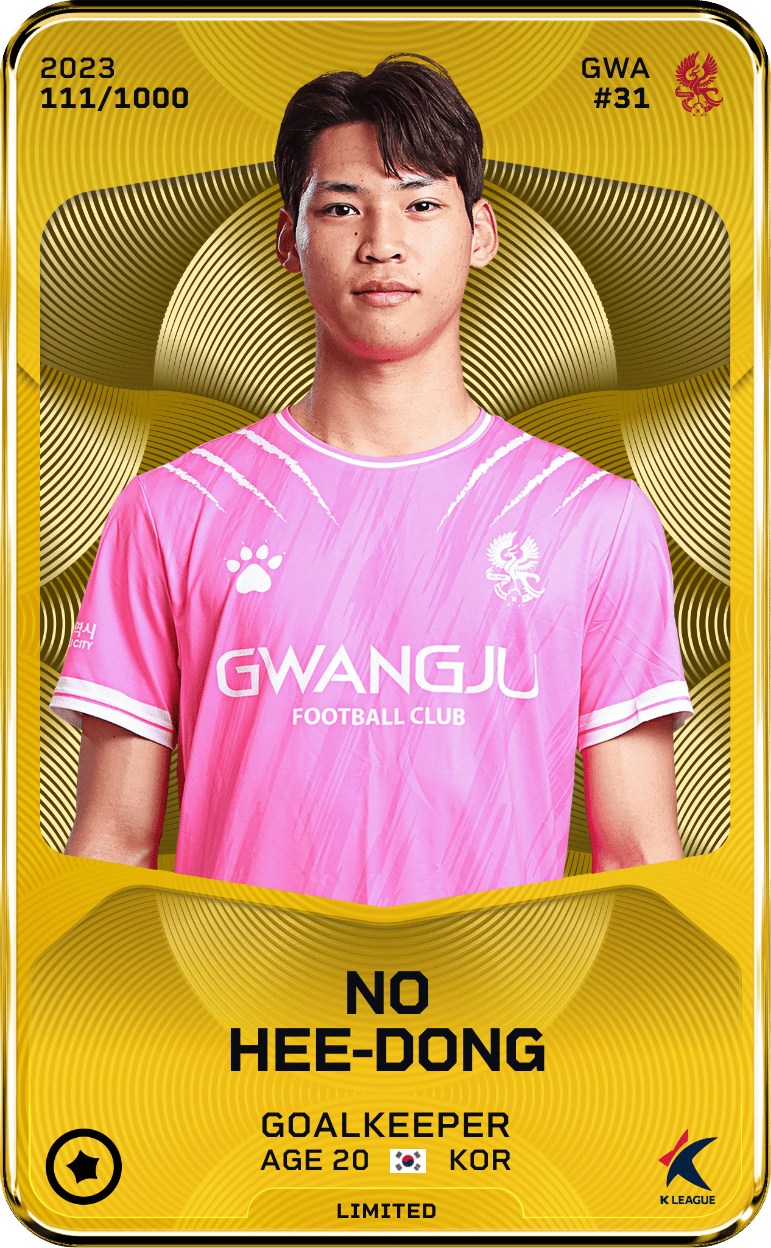 No Hee-Dong 2023-24 • Limited 111/1000