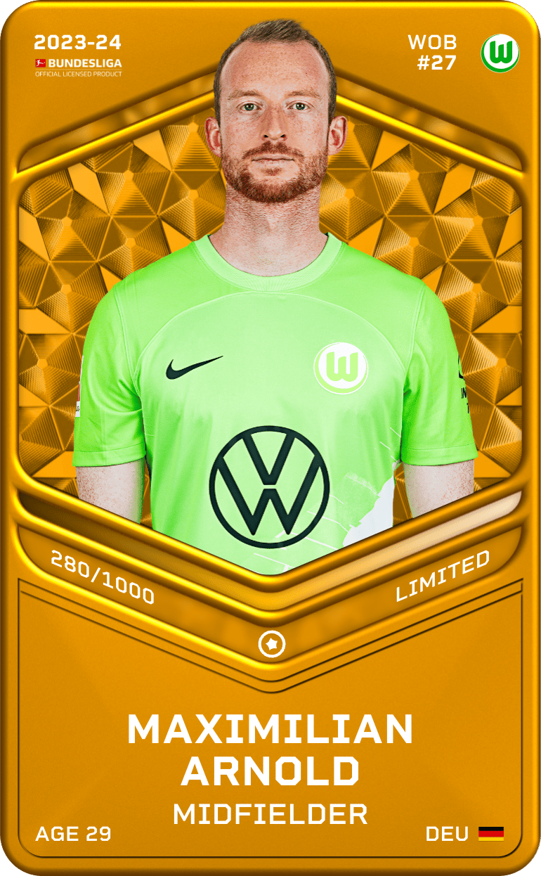 Maximilian Arnold 2023-24 • Limited 280/1000