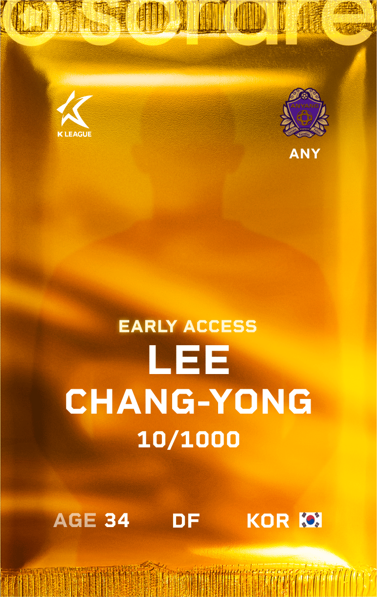 Lee Chang-Yong 2025-26 • Limited 10/1000