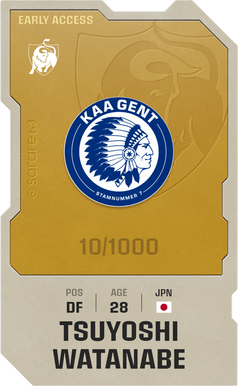 Tsuyoshi Watanabe 2025-26 • Limited 10/1000