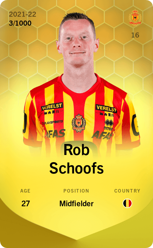 Rob Schoofs 2021-22 • Limited 3/1000