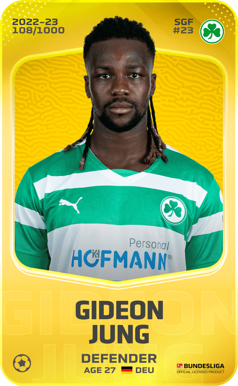 Gideon Jung 2022-23 • Limited 108/1000