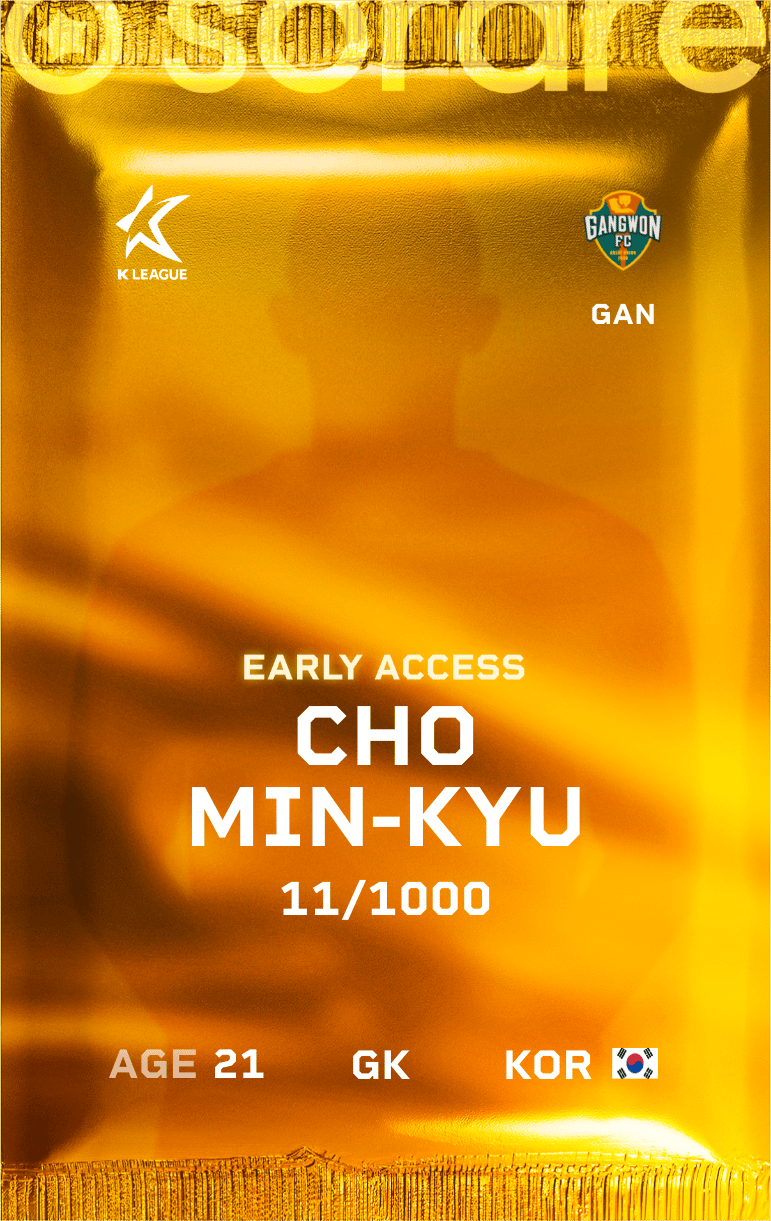 Cho Min-Kyu 2025-26 • Limited 11/1000