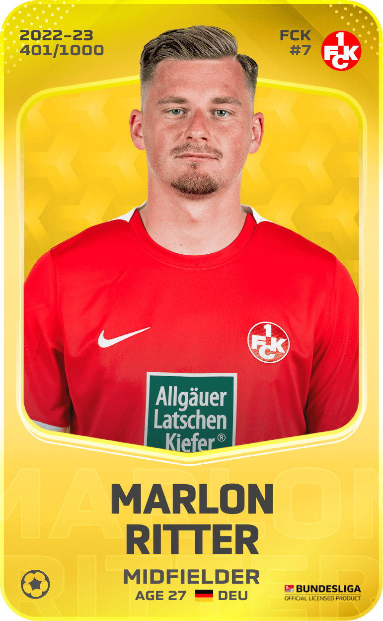 Marlon Ritter 2022-23 • Limited 401/1000