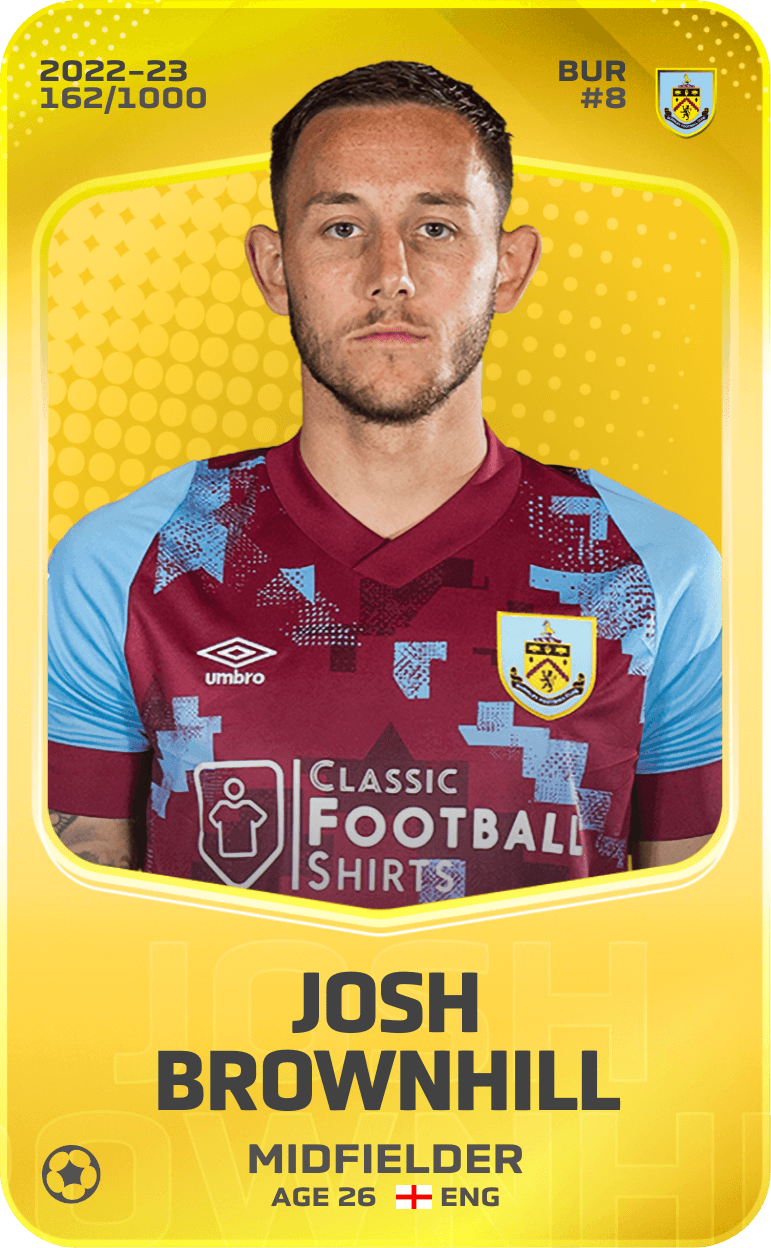 Josh Brownhill 2022-23 • Limited 162/1000