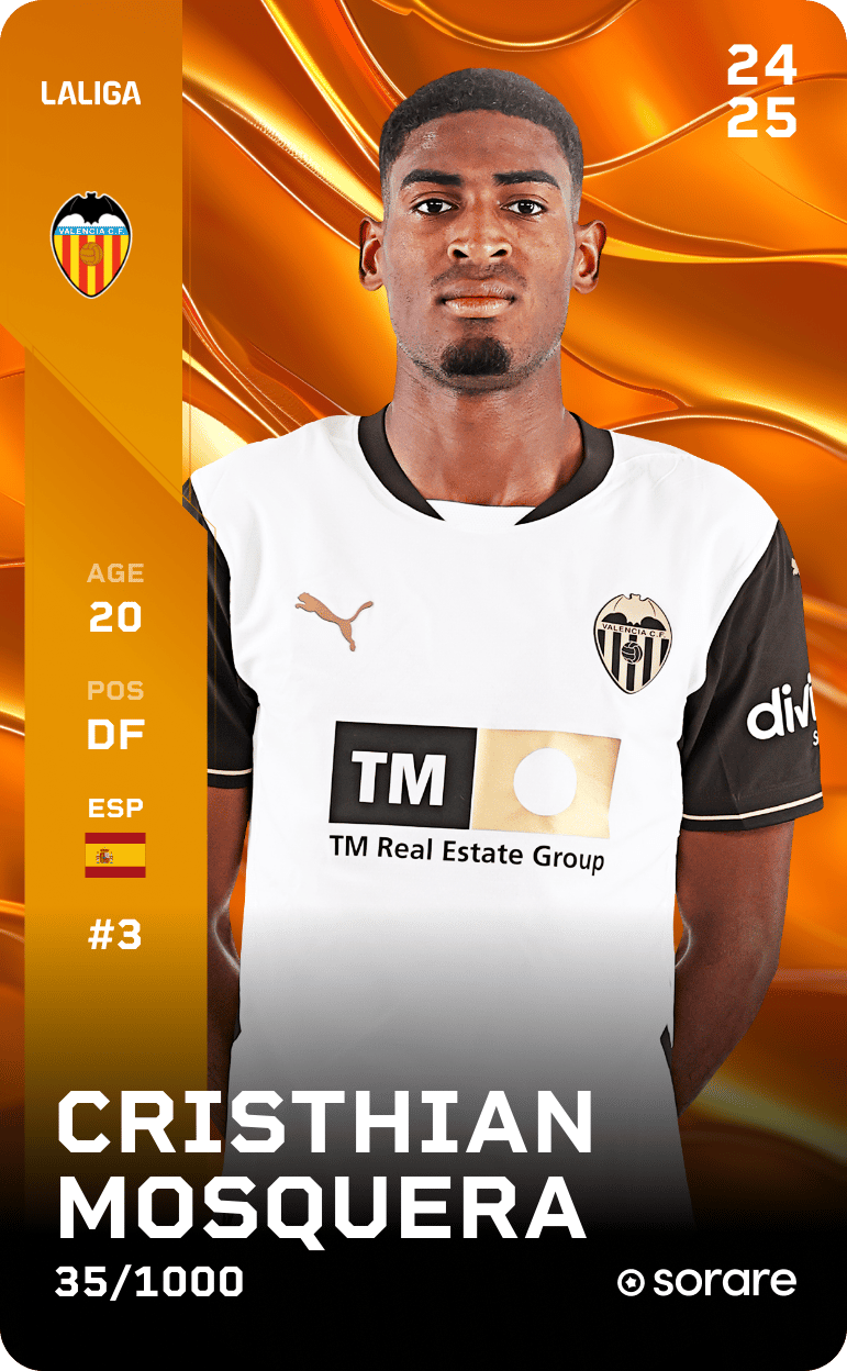 Cristhian Mosquera 2024-25 • Limited 35/1000