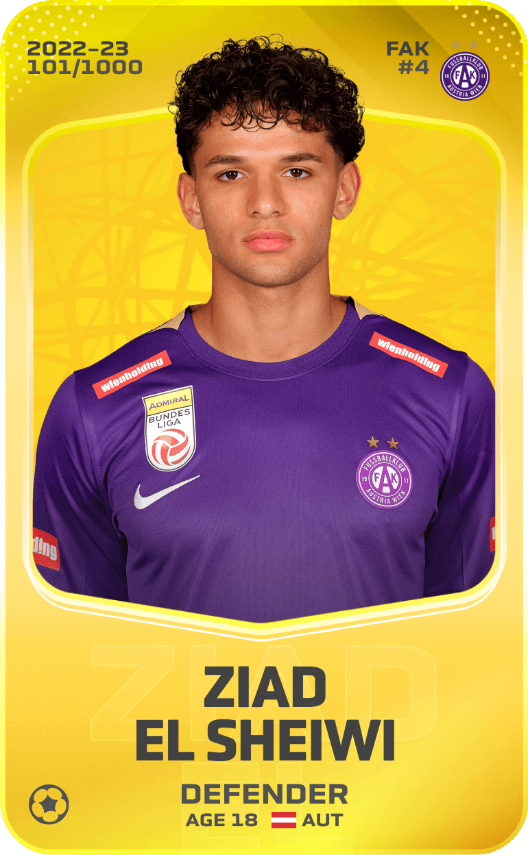 Ziad El Sheiwi 2022-23 • Limited 101/1000