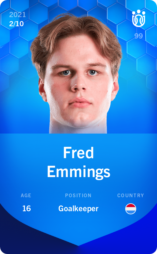 Sorare - Sorare Official - Fred Emmings 2021-22 • Super Rare 2/10 - NFT # 37870121076748842152880177042313369188015632270589936372964124514211493121000