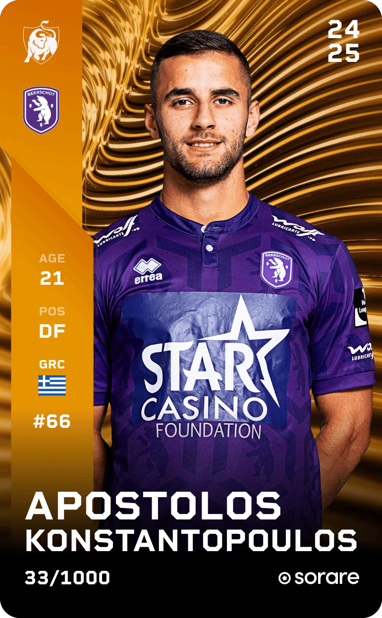 Apostolos Konstantopoulos 2024-25 • Limited 33/1000