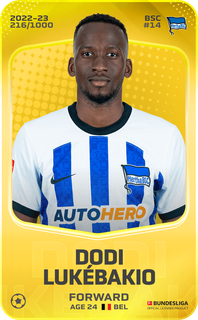 Dodi Lukébakio 2022-23 • Limited 216/1000