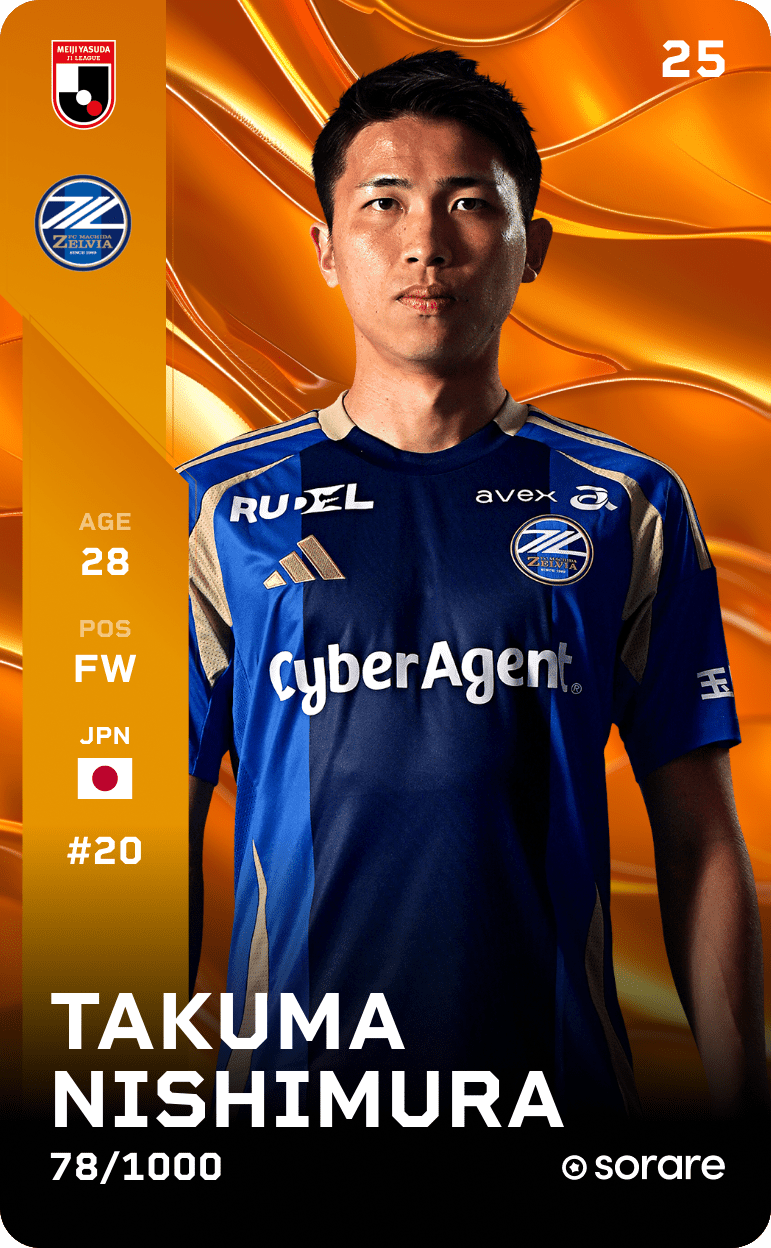 Takuma Nishimura 2025-26 • Limited 78/1000