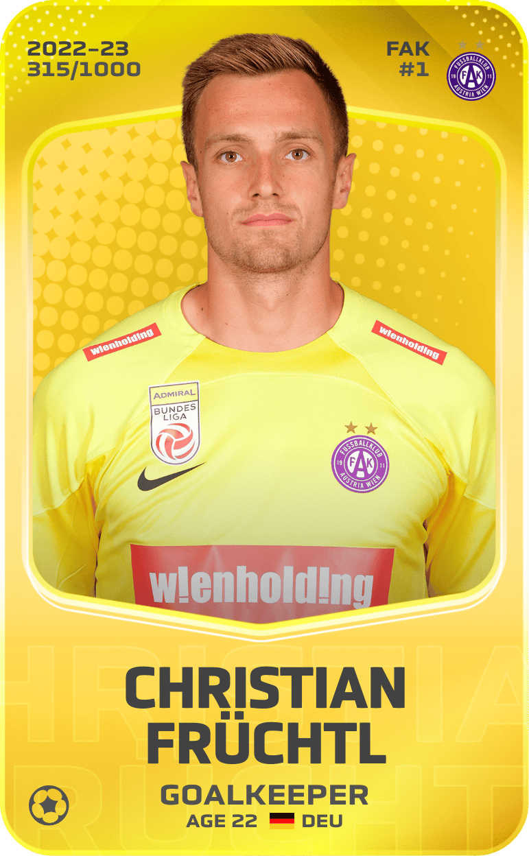Christian Früchtl 2022-23 • Limited 315/1000