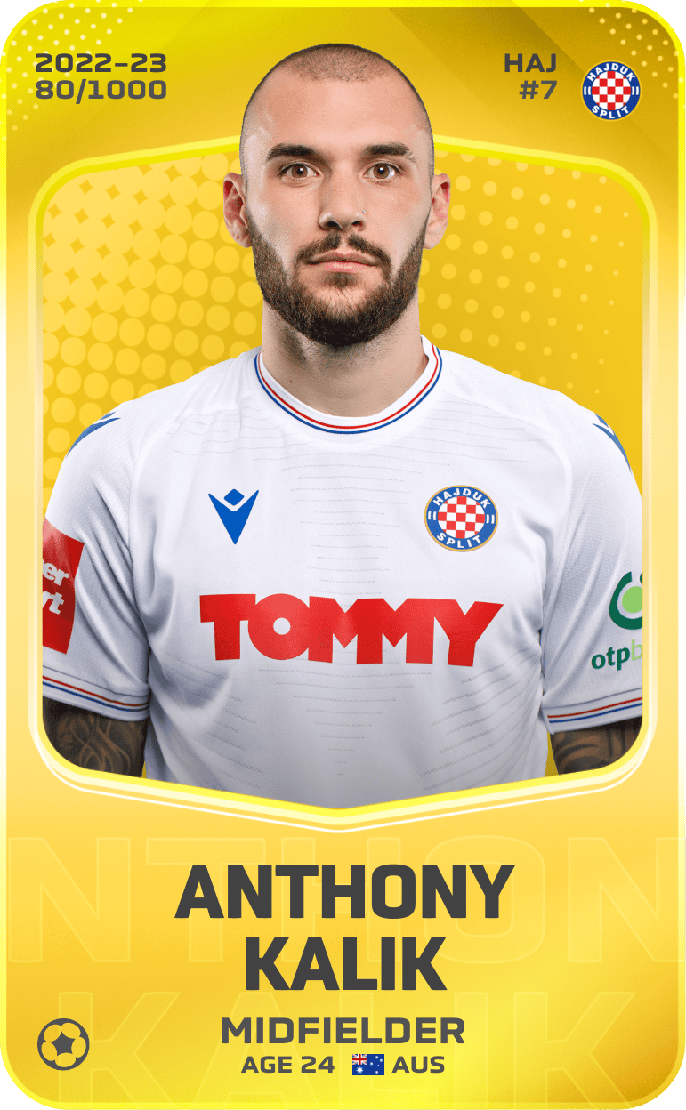 Anthony Kalik 2022-23 • Limited 80/1000