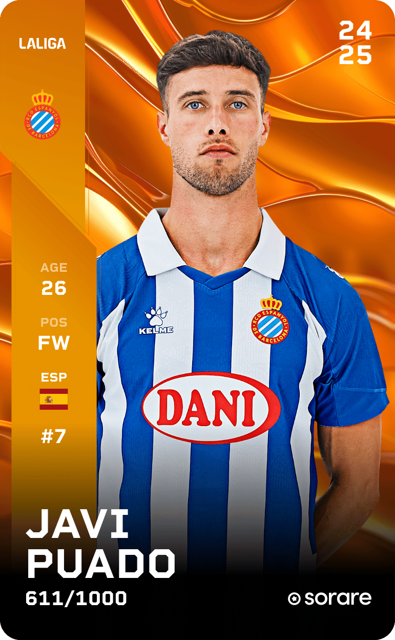 Javi Puado 2024-25 • Limited 611/1000