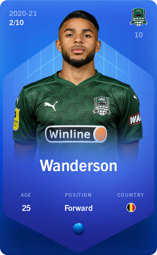 Sorare - Sorare Official - Wanderson 2020-21 • Super Rare 2/10 - NFT # 100657498036279919985266511389528891176529896344001613498248863538452730130451