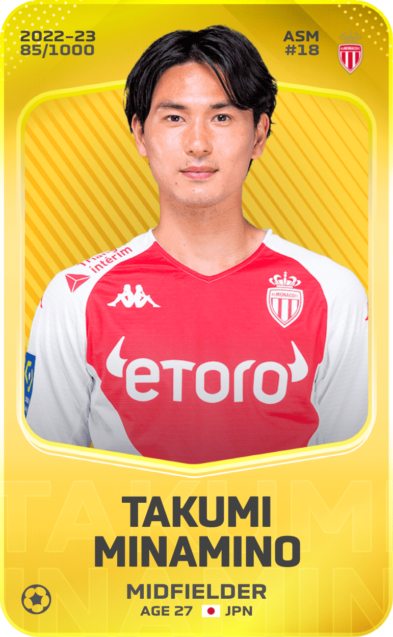 Takumi Minamino 2022-23 • Limited 85/1000