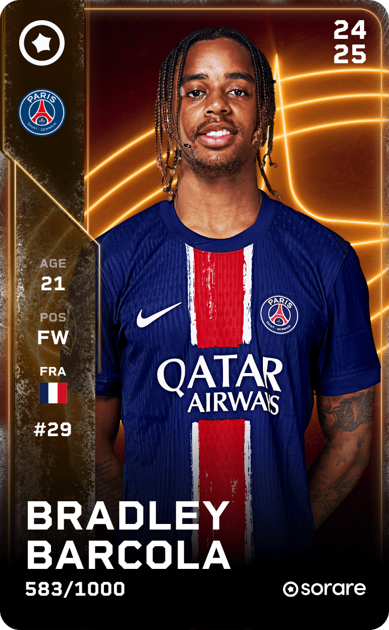 Bradley Barcola 2024-25 • Limited 583/1000