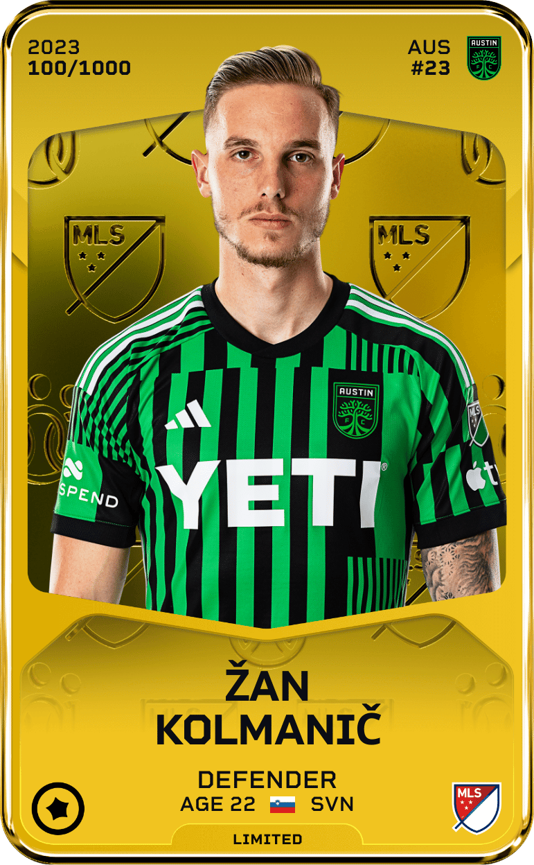 Žan Kolmanič  2023-24 • Limited 100/1000