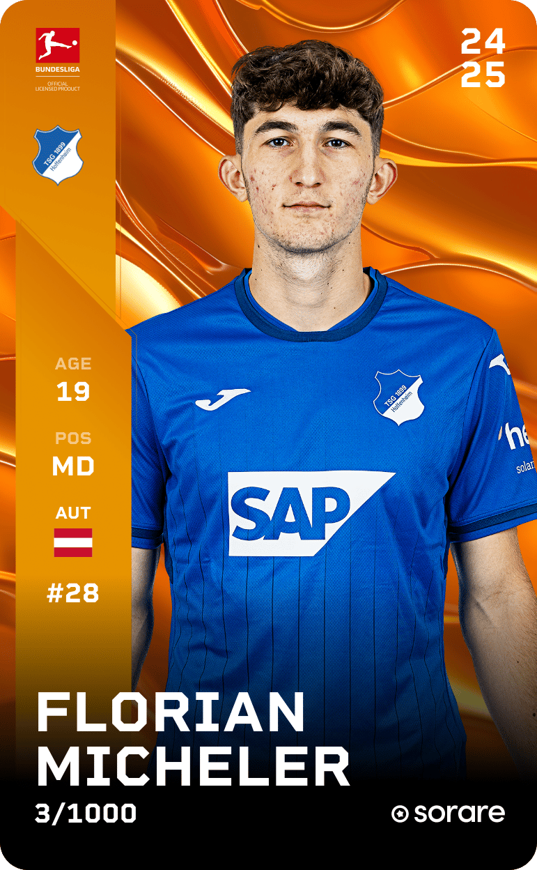 Florian Micheler 2024-25 • Limited 3/1000