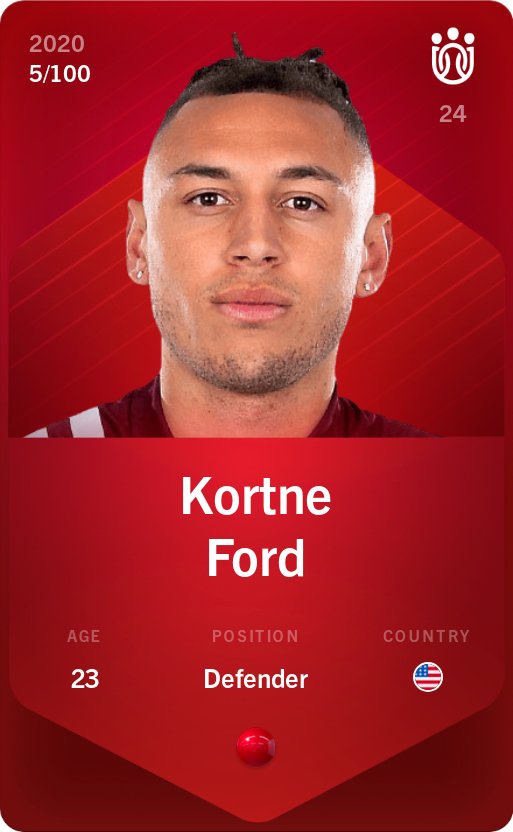 Sorare - Sorare Official - Kortne Ford 2020-21 • Rare 5/100 - NFT # 7354371266472900606529302166171339707349461551971560683234887168751573282663