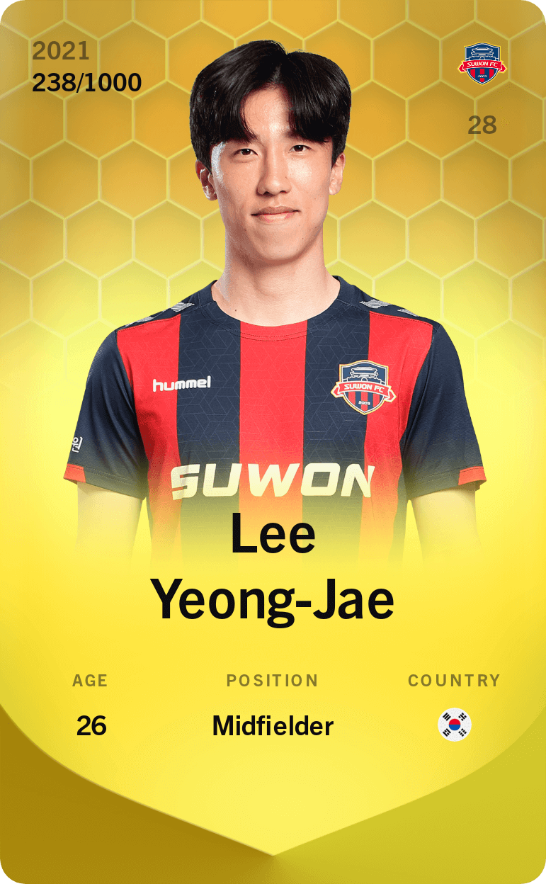 Lee Yeong-Jae 2021-22 • Limited 238/1000