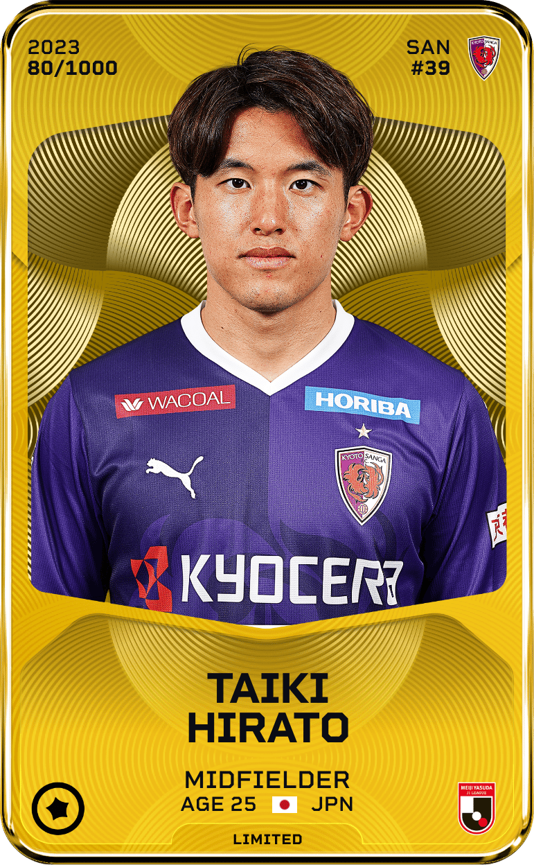 Taiki Hirato 2023-24 • Limited 80/1000