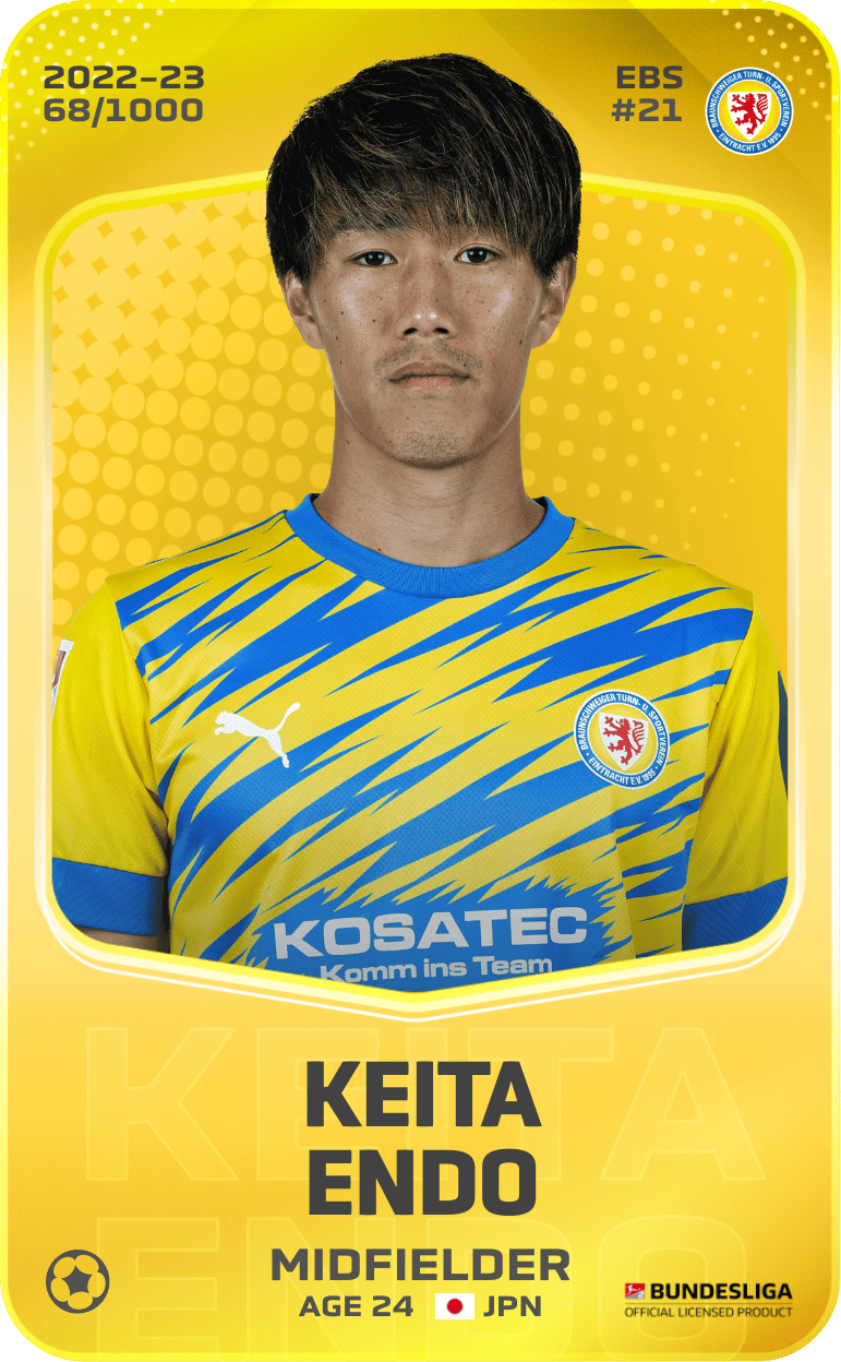 Keita Endo 2022-23 • Limited 68/1000