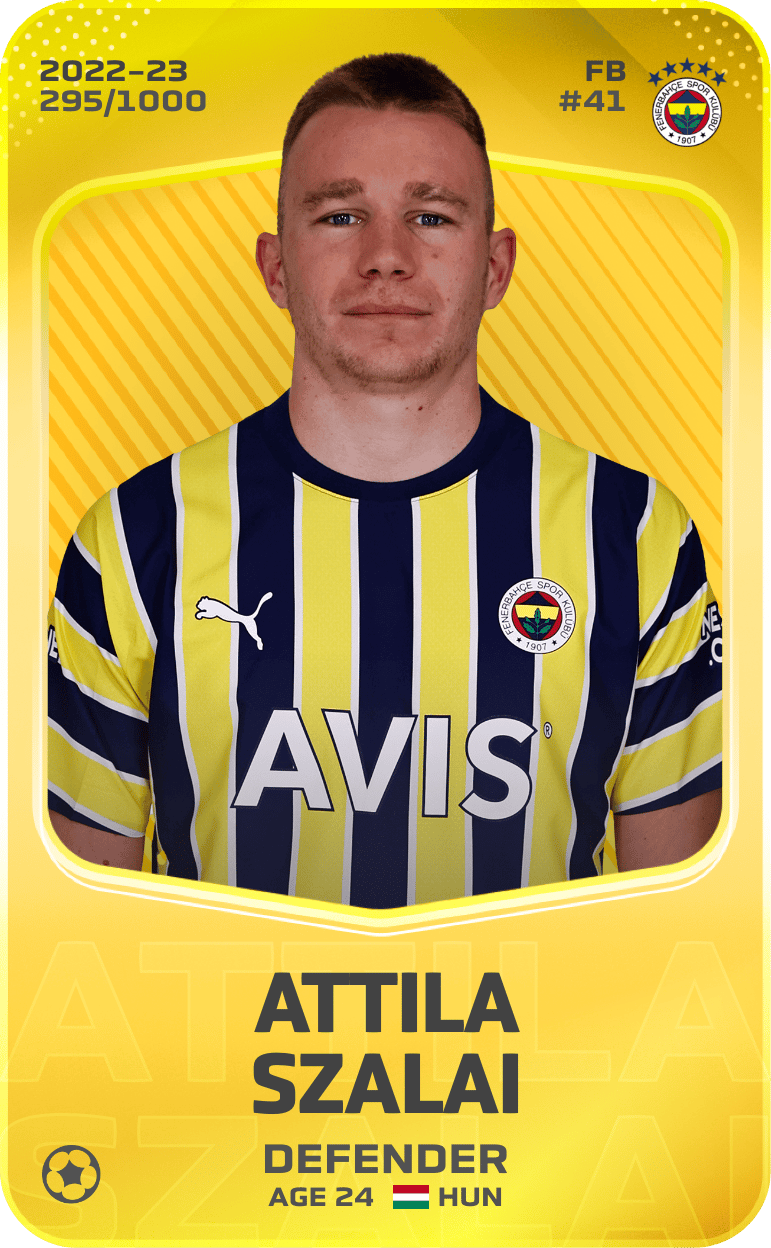 Attila Szalai 2022-23 • Limited 295/1000
