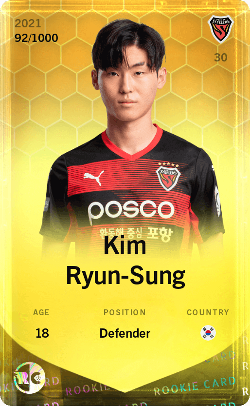 Kim Ryun-Sung 2021-22 • Limited 92/1000