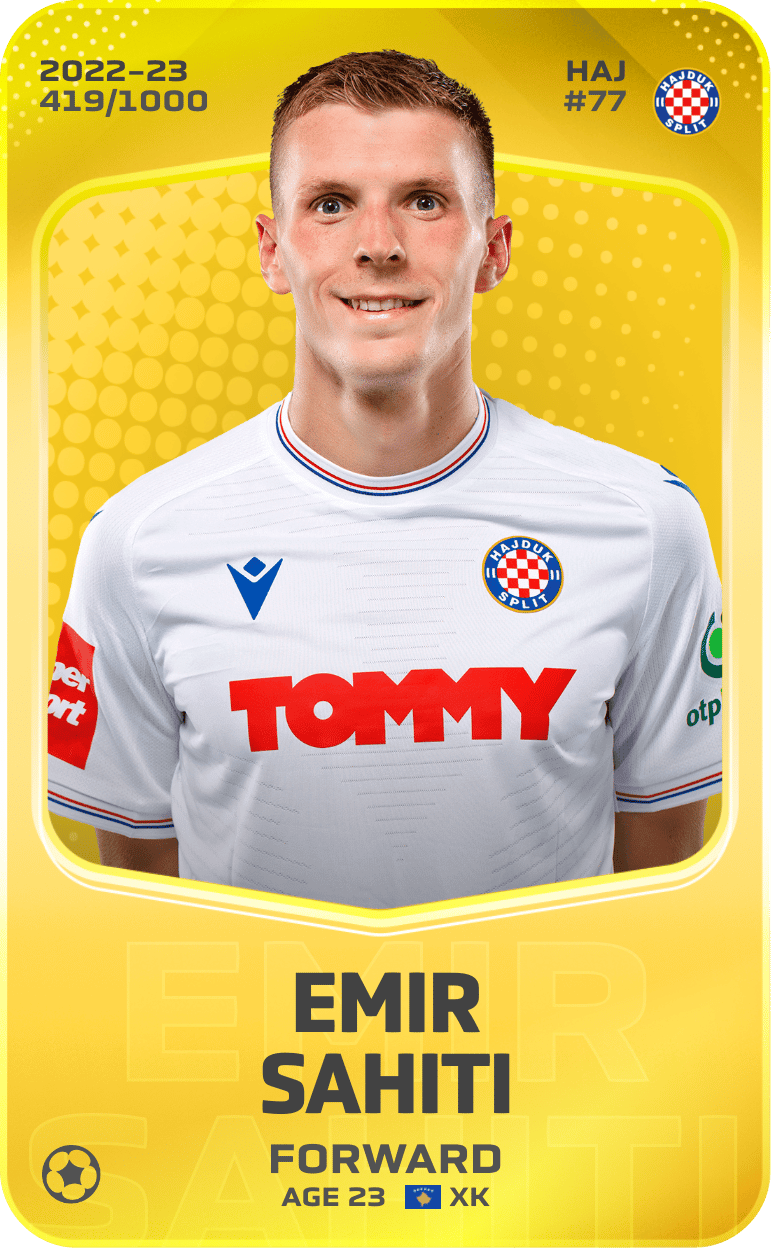 Emir Sahiti 2022-23 • Limited 419/1000
